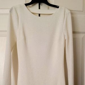 Long Sleeve White Macy Dress